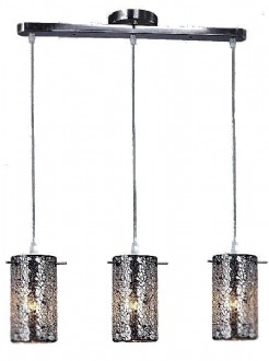 P03P108-3 3LT Mosaic Smoke Pendant