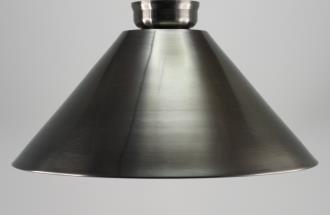 MET14Plated 14'' Metal Shade Plated