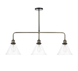 P1721 3 Light Glass Pendant