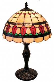 T121333 Leadlight Table Lamp 12